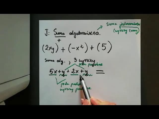 Suma algebraiczna co to? Zrozumienie kluczowych pojęć i przykładów Suma algebraiczna co to? Zrozumienie kluczowych pojęć i przykładów