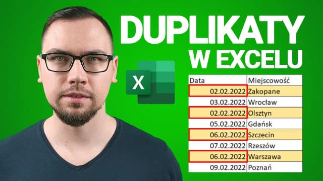 Jak znaleźć duplikaty w Excelu i uniknąć błędów w danych Jak znaleźć duplikaty w Excelu i uniknąć błędów w danych